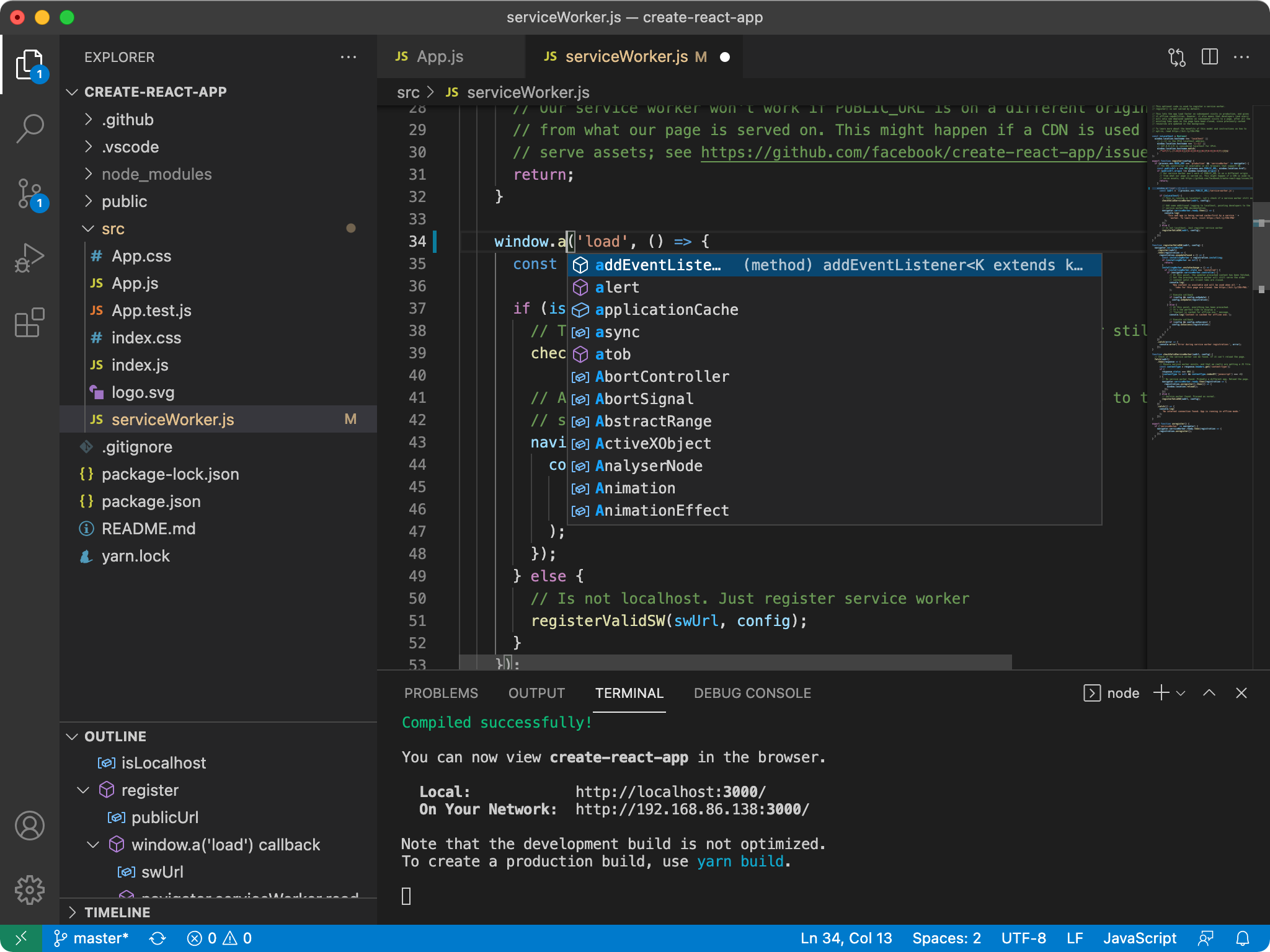vscode with docker-compose